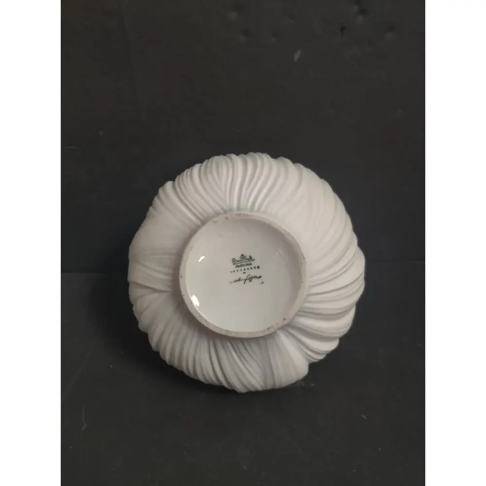 Vintage Rosenthal Studio-Line Germany White Bisque Porcelain Vase Tapio Wirkkala